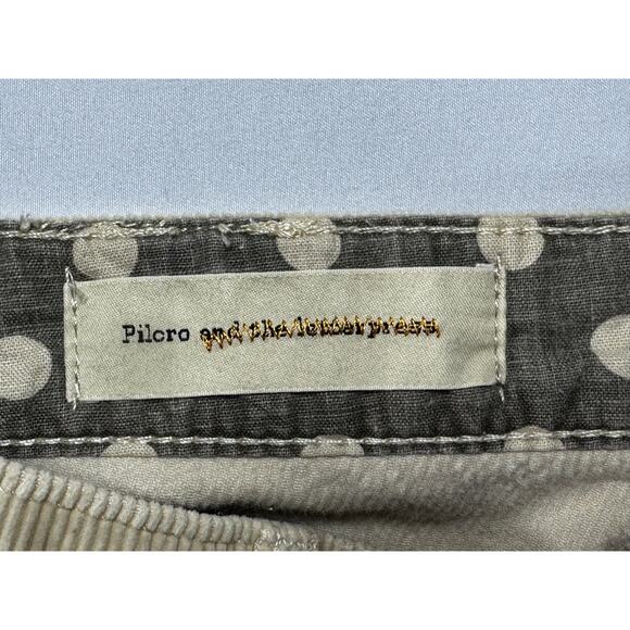 Anthropologie Pilcro & The Letterpress Womens Ankle Zip Corduroy Pants - 29x27.5 - Picture 7 of 9